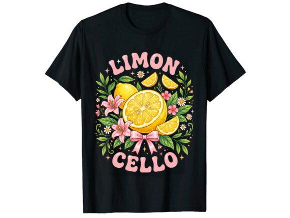 Download Limon Cello Summer T-Shirt Design - Summer Collection