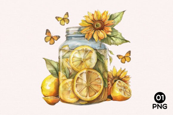 Download Whimsical Summer Sunflower Clipart - Summer Collection