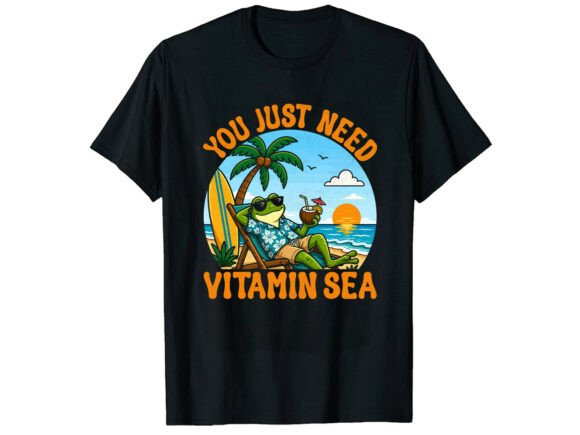 Download Vitamin Sea Summer T-Shirt Design - Summer Collection