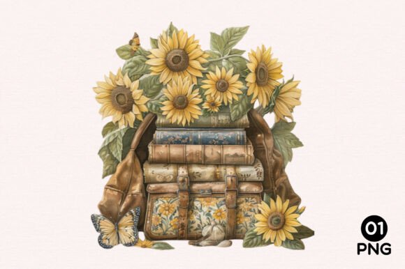 Download Whimsical Summer Sunflower Clipart - Summer Collection