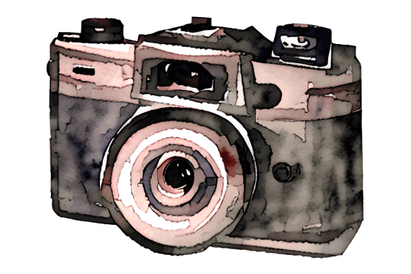 Download Vintage Camera Watercolor - Camera watercolor Collection