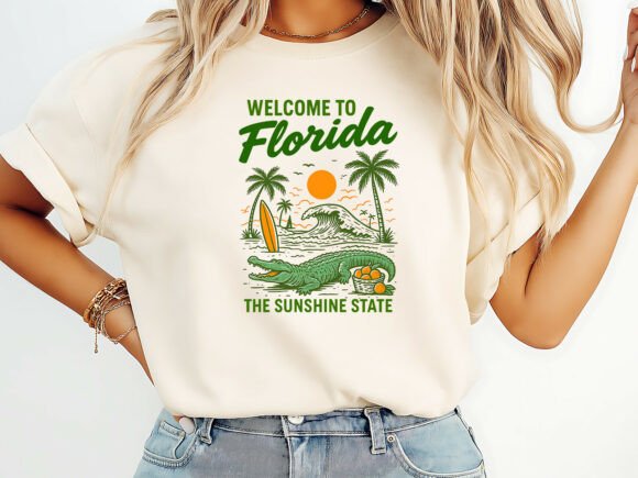Download Welcome to Florida Summer T-Shirt Design - Summer Collection