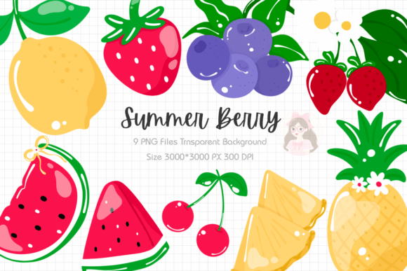 Download Summer Berry Clipart PNG Summer Fruit - Summer Collection