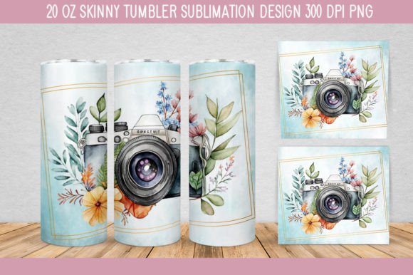 Download Floral Camera Watercolor PNG - Camera watercolor Collection