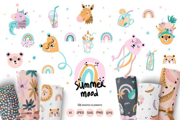 Download Summer Vibes Baby Illustration - Summer Collection