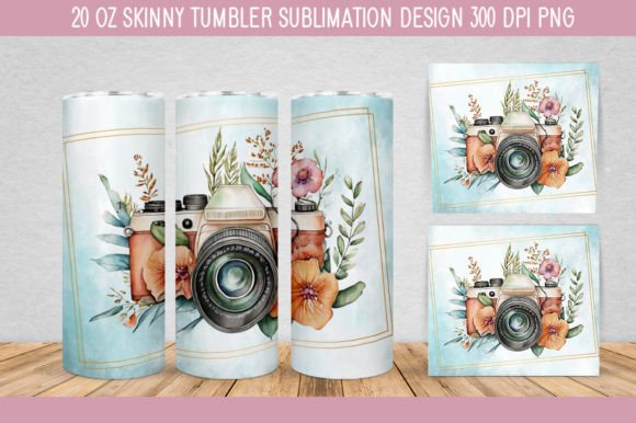 Download Floral Camera Watercolor PNG - Camera watercolor Collection