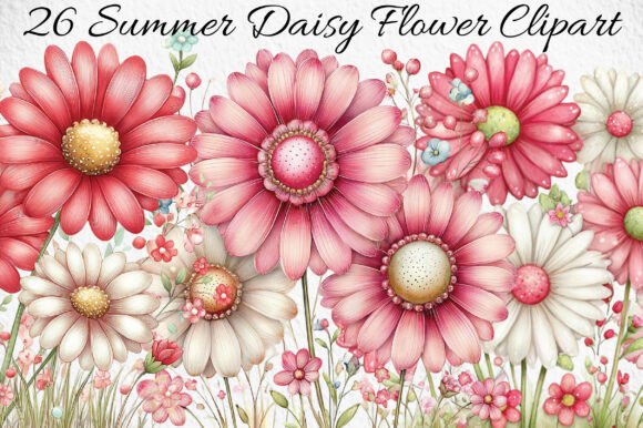 Download Summer Daisy Flower Clipart - Summer Collection