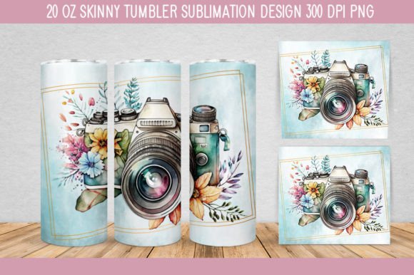 Download Floral Camera Watercolor PNG - Camera watercolor Collection