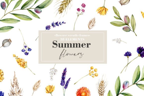 Download Summer Floral Clipart - Summer Collection