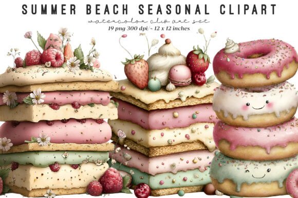 Download Summer Beach Seasonal Clipart - Summer Collection